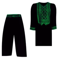 Traditional cloud cotton and trousers Traditional Code TM-2477 Black