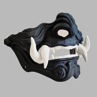 Japanese Samurai Mask Mask Ghost Design