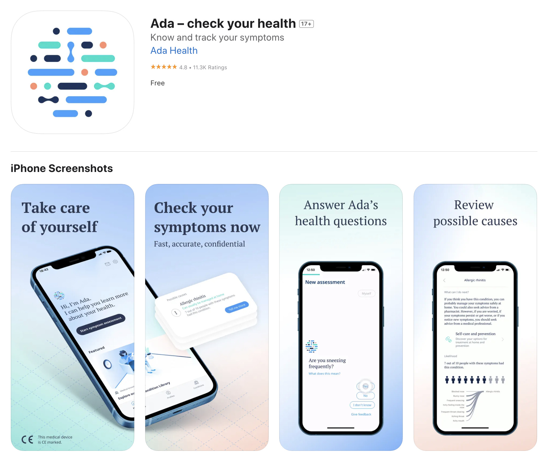 Ada Medical Ielligence from Ada Health Company (Ada Health)