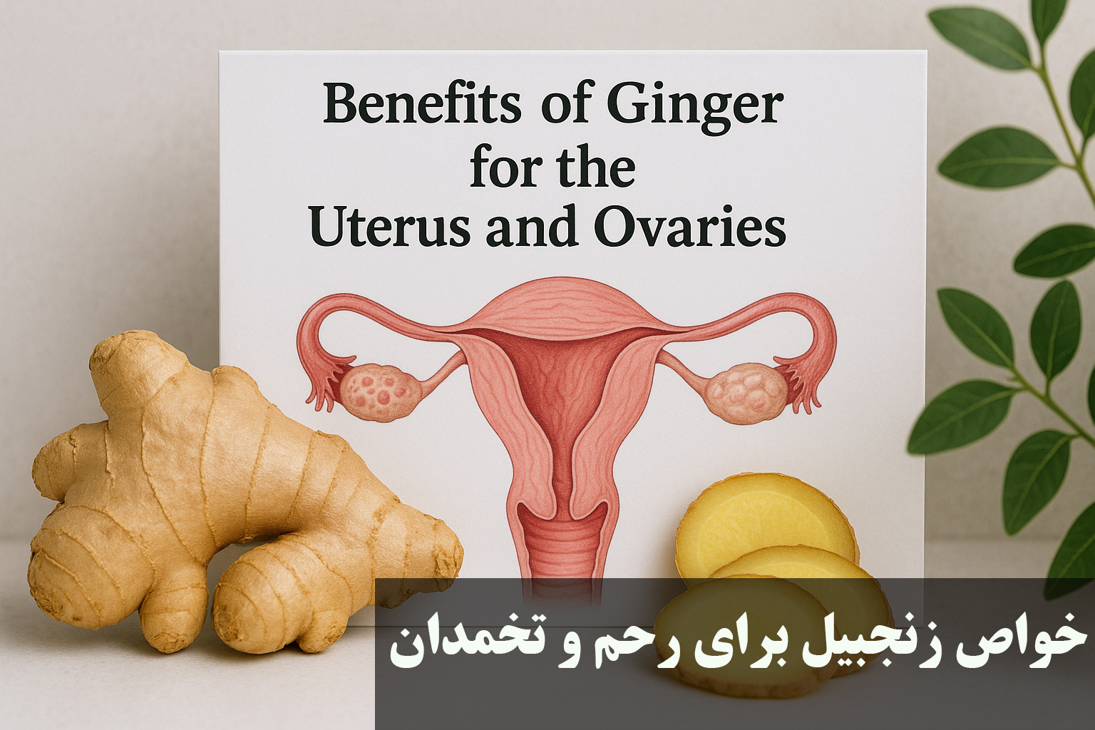 Ginger properties for the uterus and ovary
