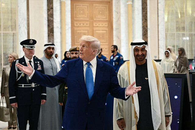 Trump's video/ trip to the Middle East
