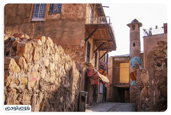 Traditional Architecture in Qalat Tourism Village Shiraz