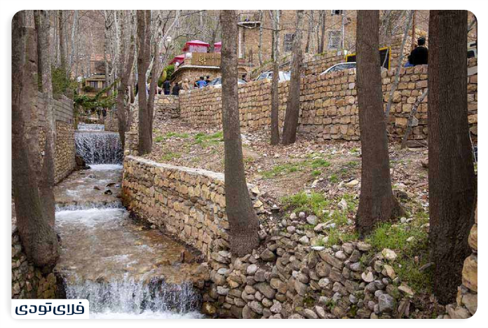 Village of Qalat Shiraz in the summer