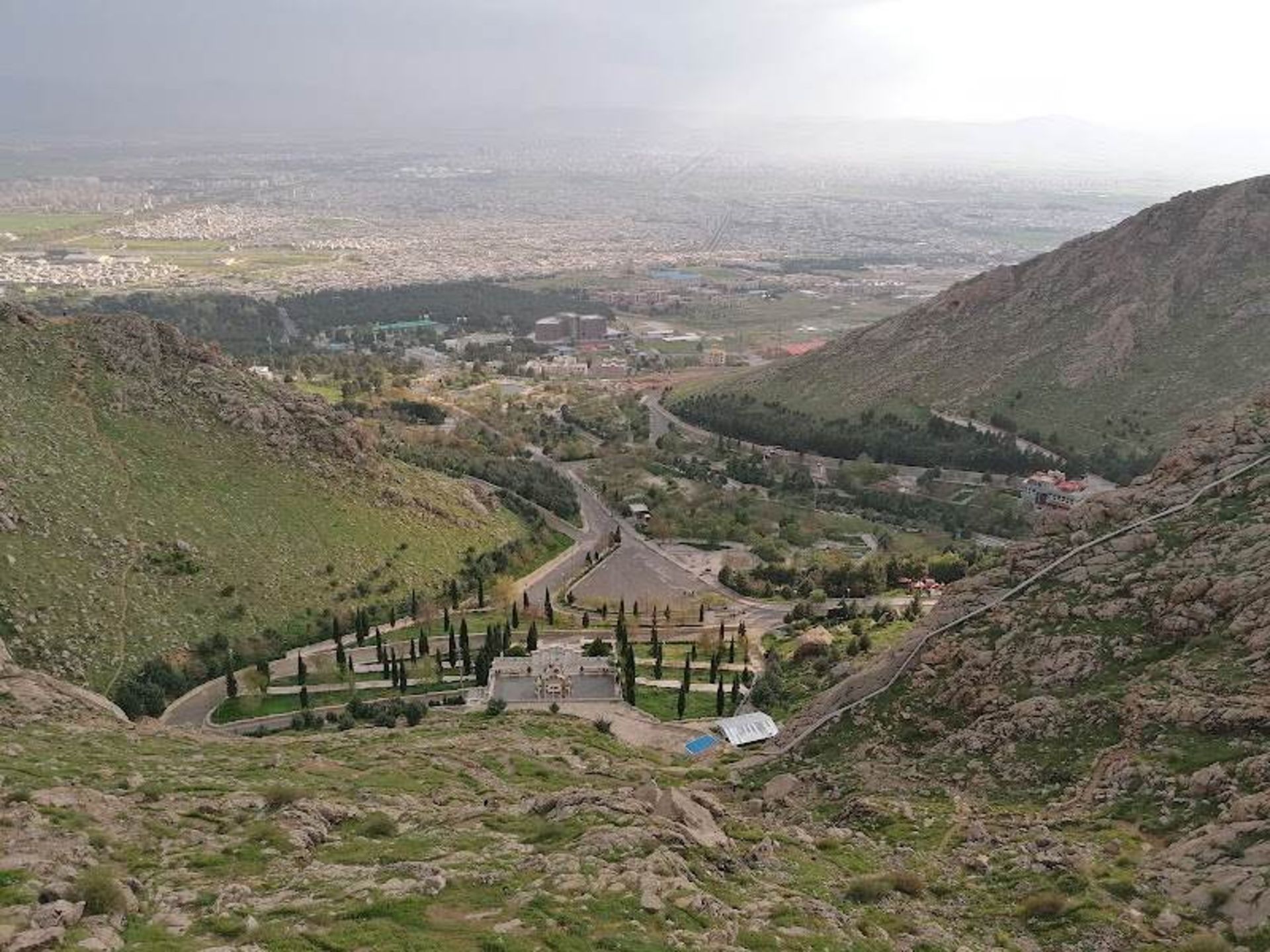 Landscape of Mouain Park from Heights
