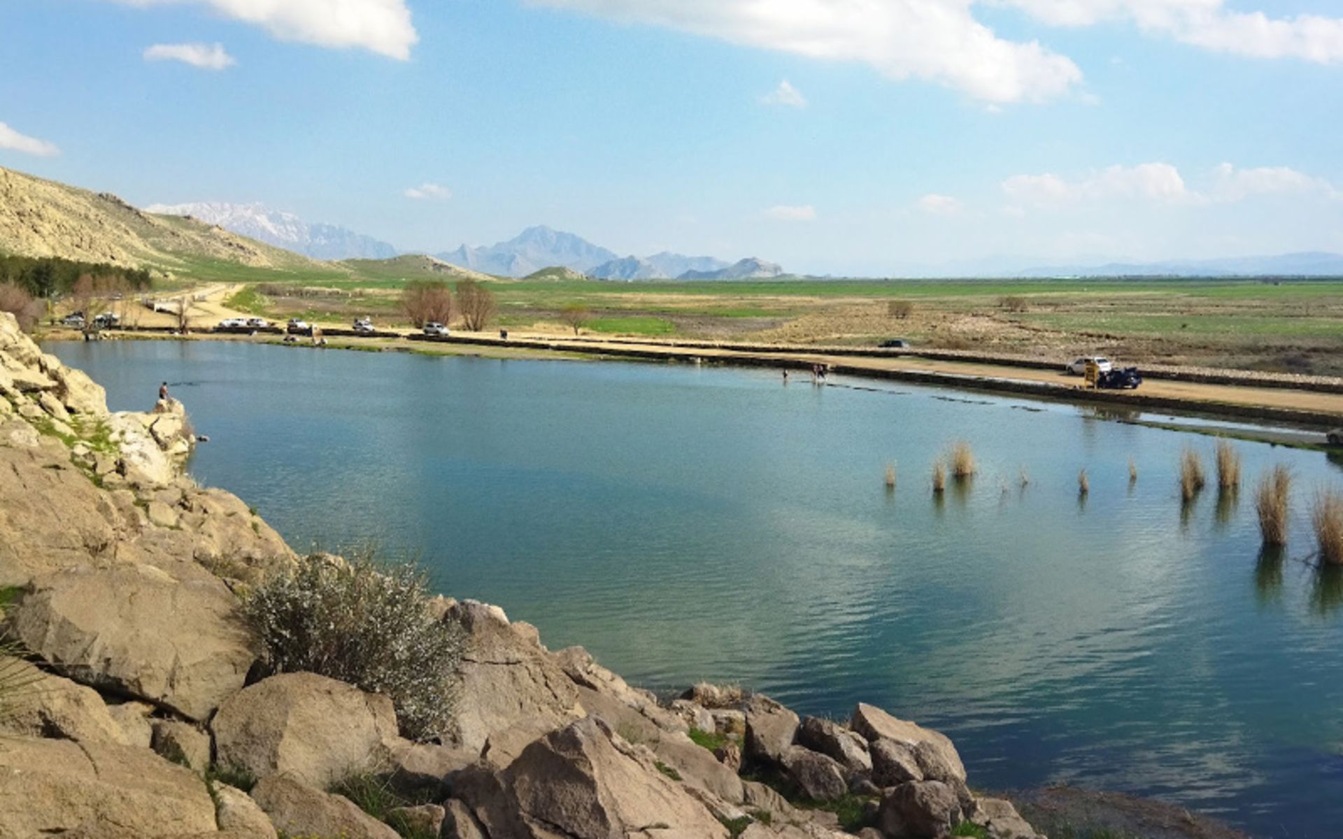 Hashilal's wetland water along the mouain