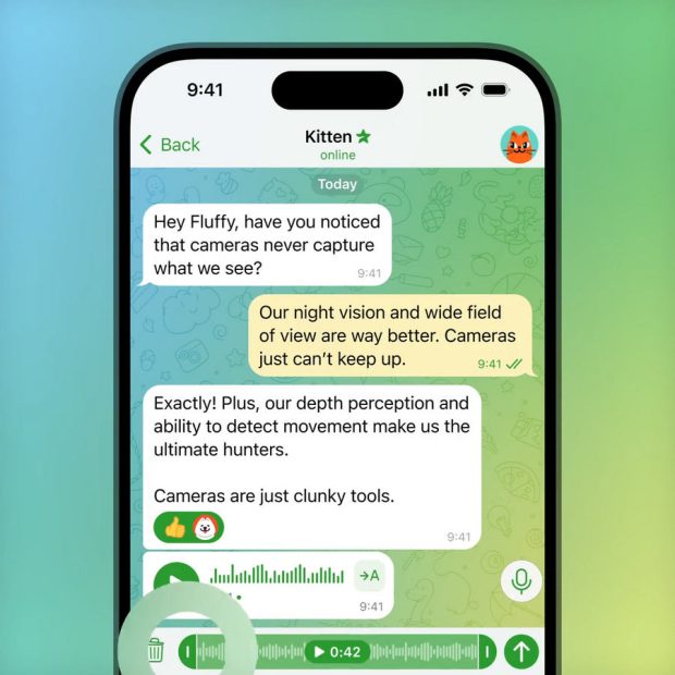 New telegram update