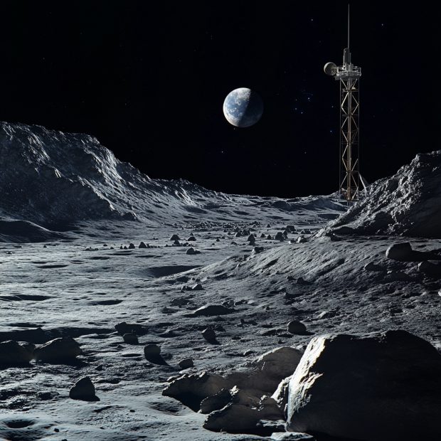 Strange structures on the moon