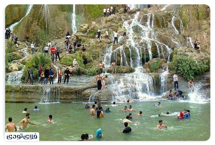 Lorestan Waterfalls White water waterfall