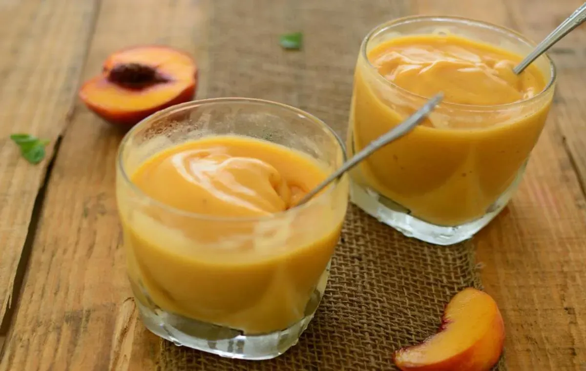 Properties of peach smoothie