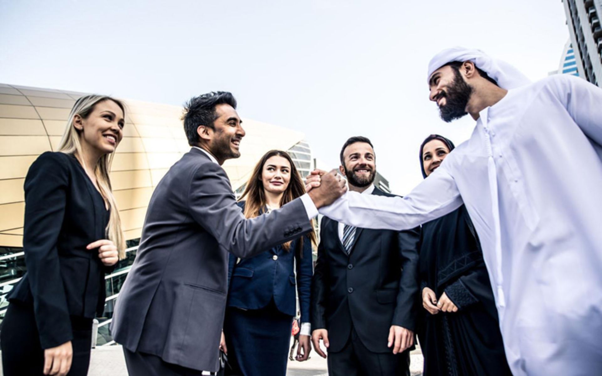 Dubai's native man's association with foreign tourists