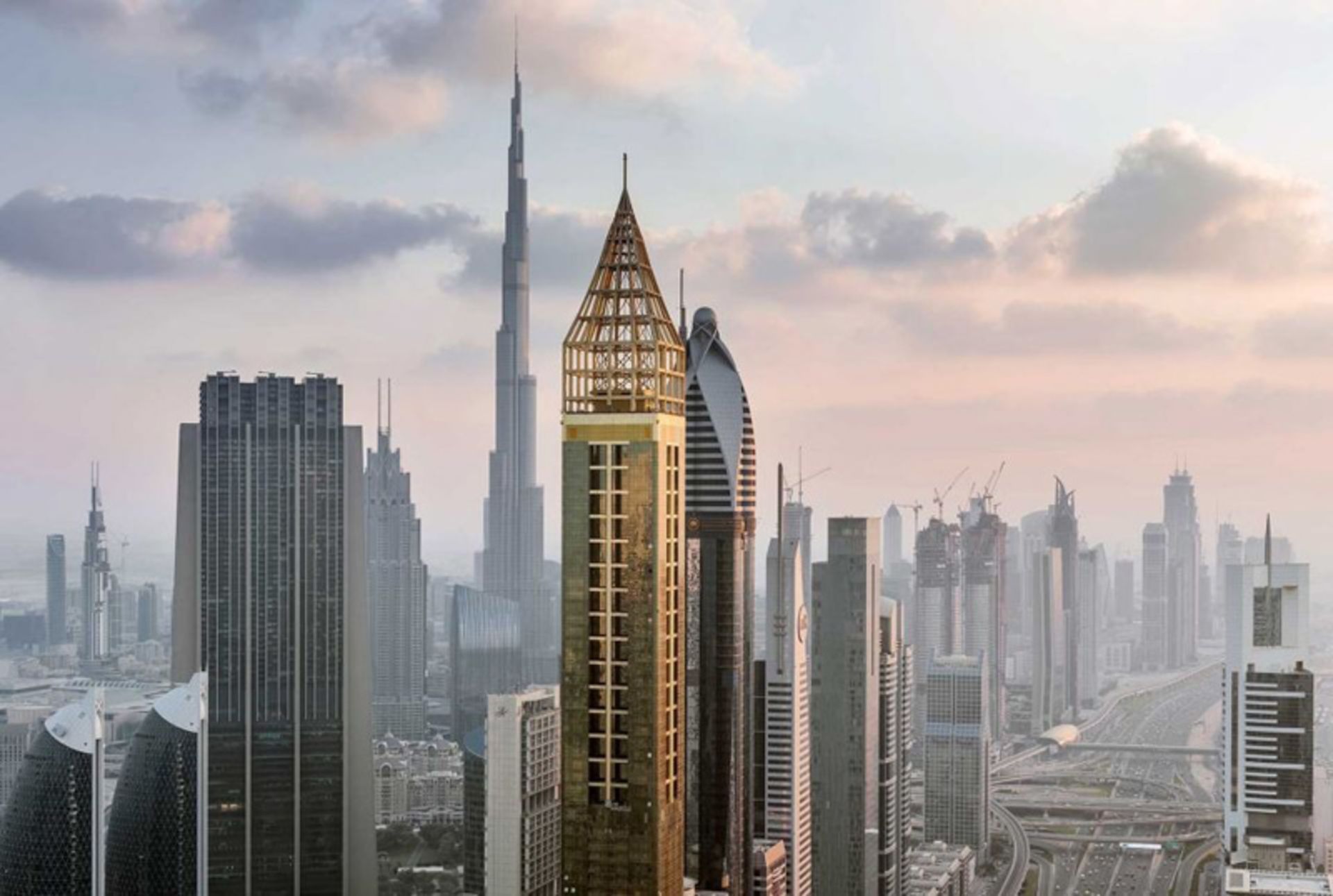 Dubai's tall buildings
