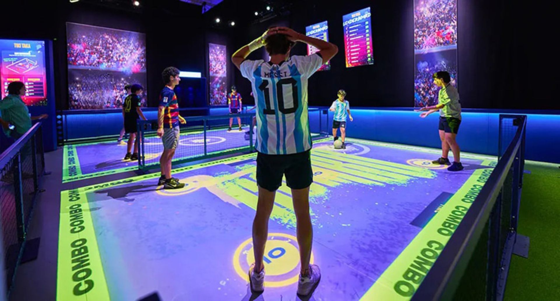 Play with Messi Dress at Messi Exhibition Exhibition
