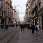 Tourists on Esteghlal Street