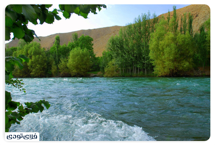 Where is the fountain of Dimeh Koohrang?
