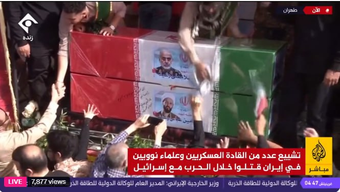 Special coverage of the funeral of
