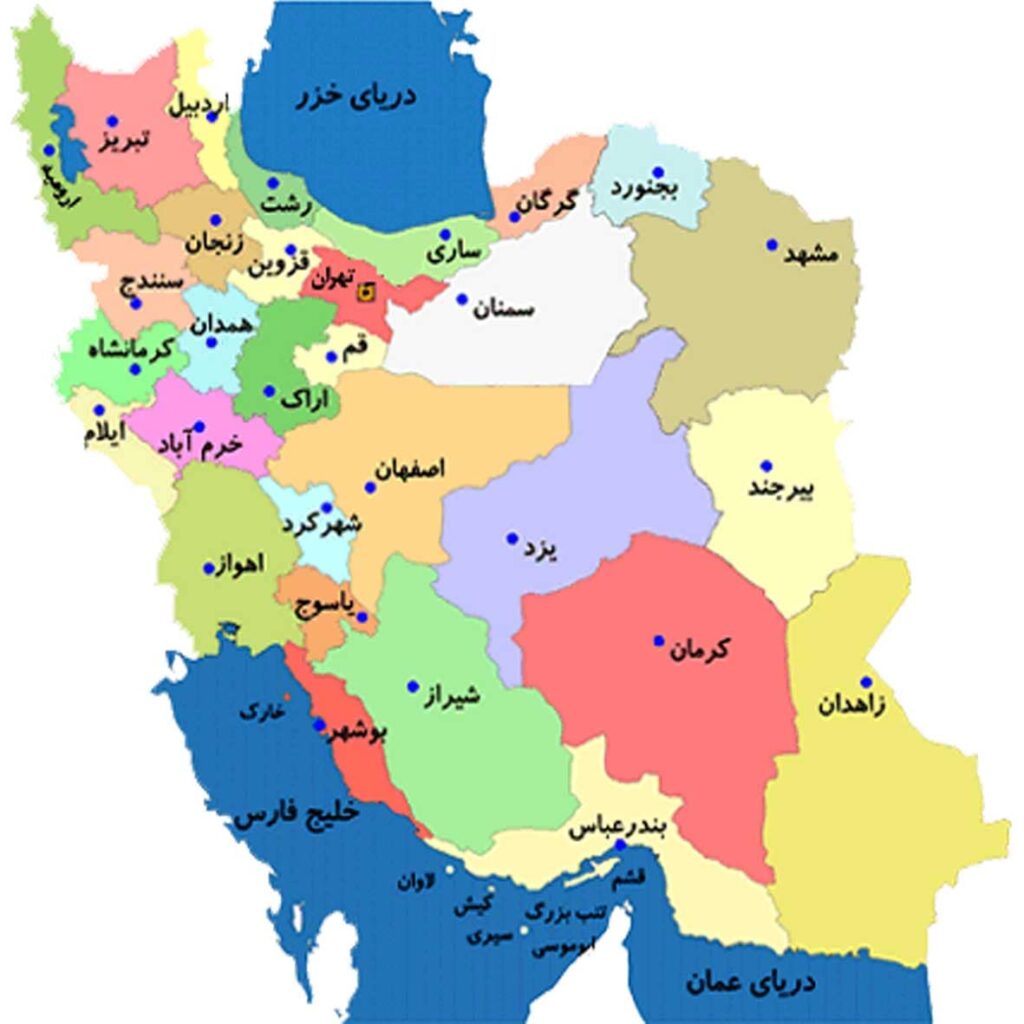 Shiraz location