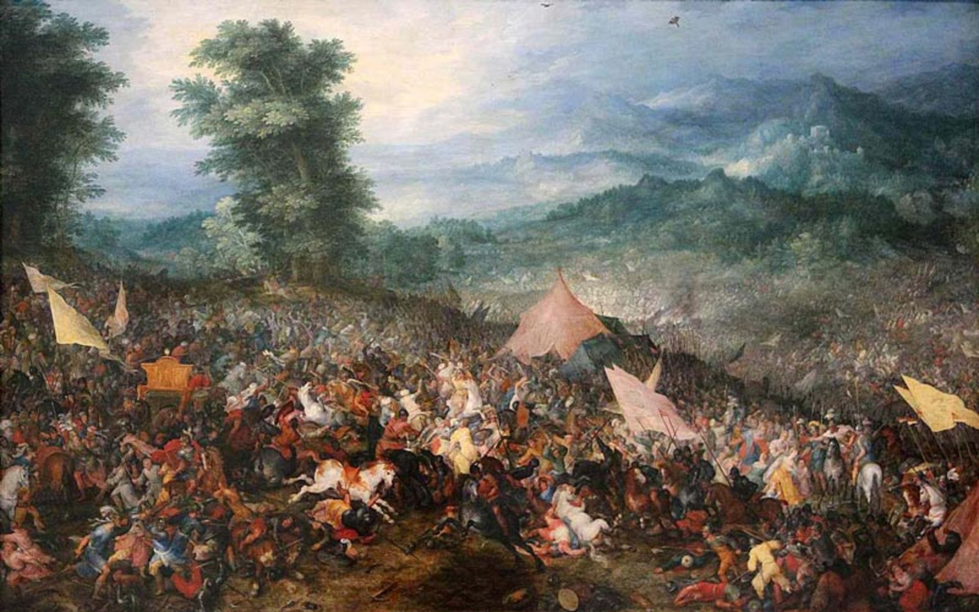 Paiing of Gogalm Battle between Alexander the Great and Dariush III of Achaemenid