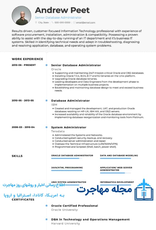 Photo on how to write a resume format in Denmark