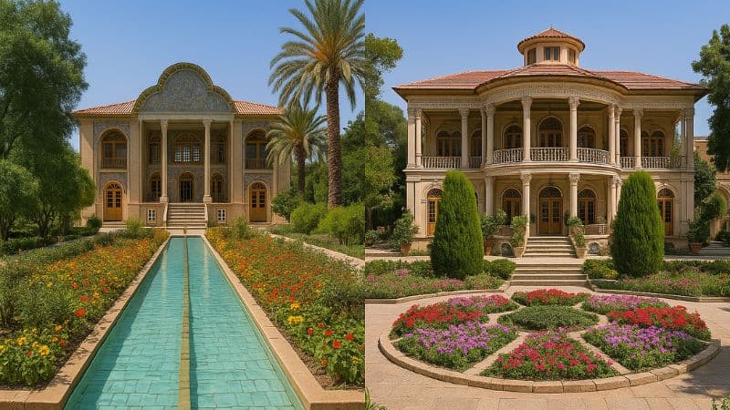 Attractions close to the Afifabad Garden of Shiraz