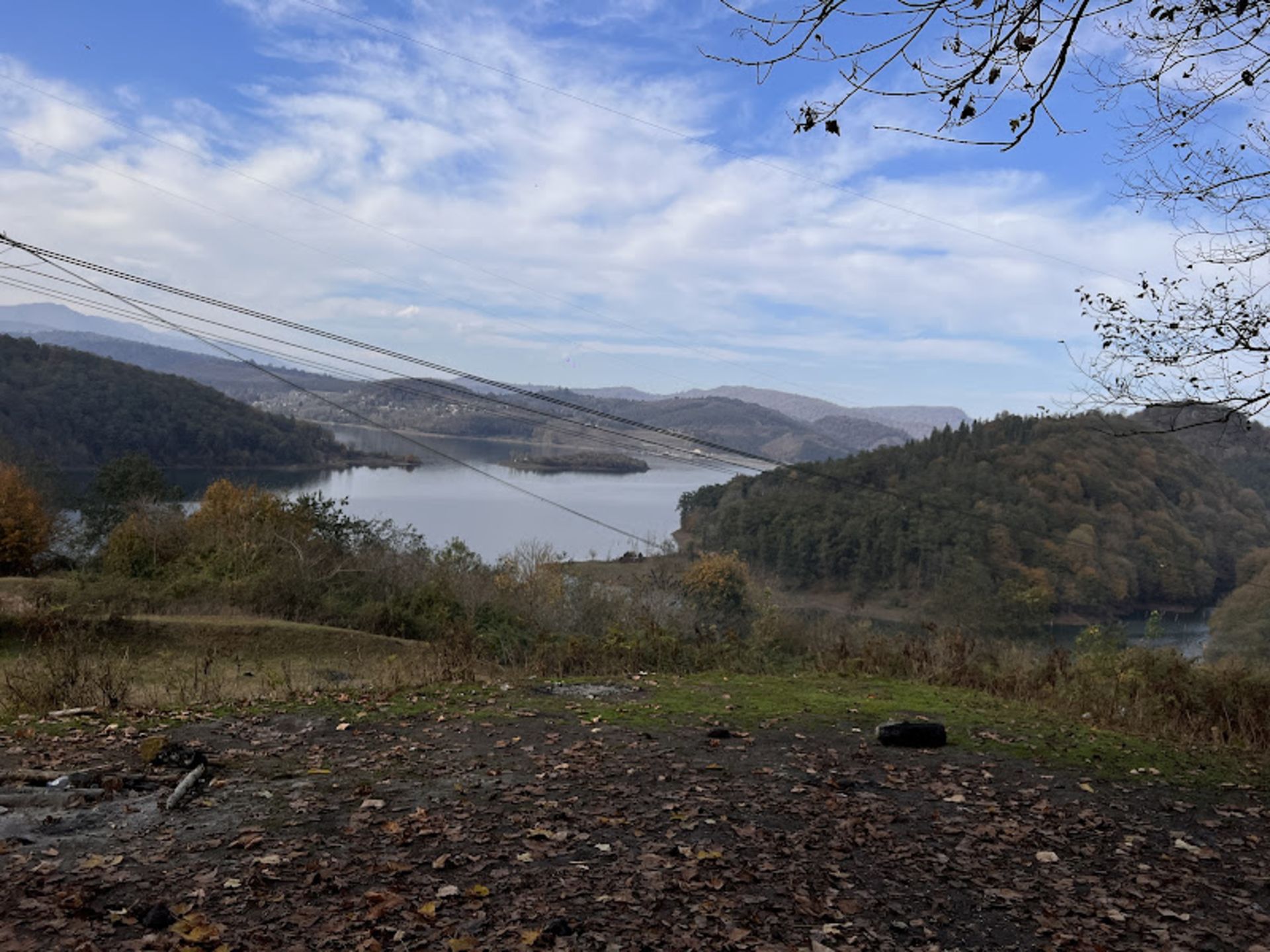 Luffor Dam in the fall season