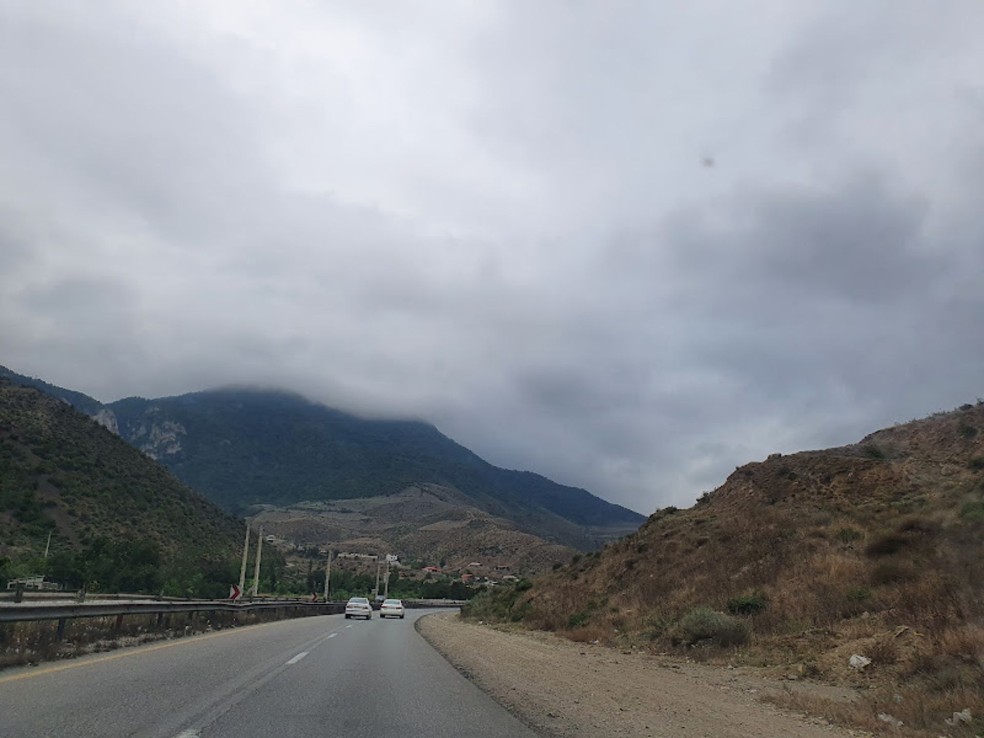 Firouz Mouain Road with foggy heaven