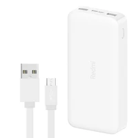 PowerBank Xiaomi Redmi Model 2000 MA capacity with MicroUSB conversion cable