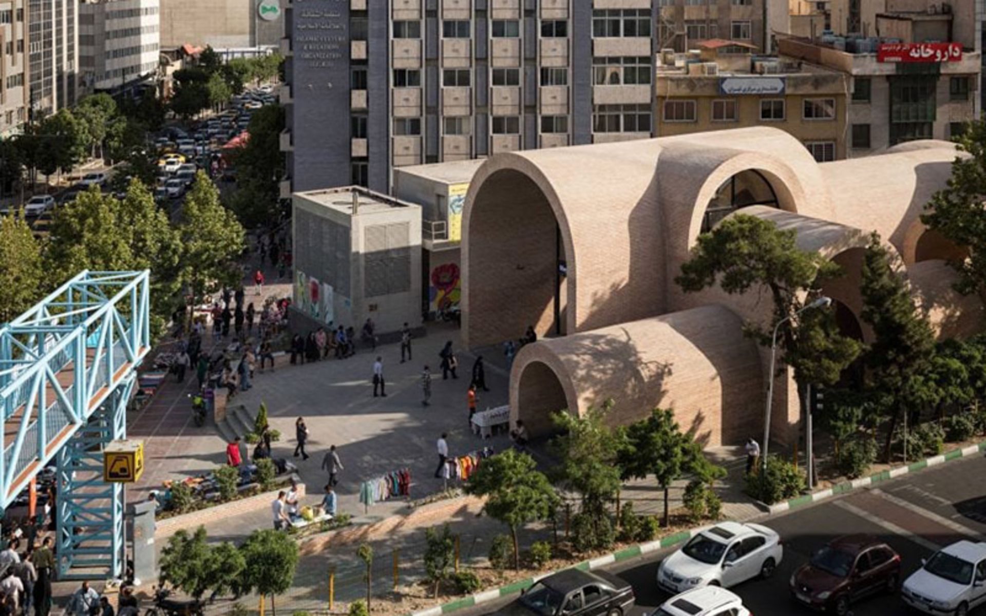 Aerial Photo of Metro Jihad Architecture