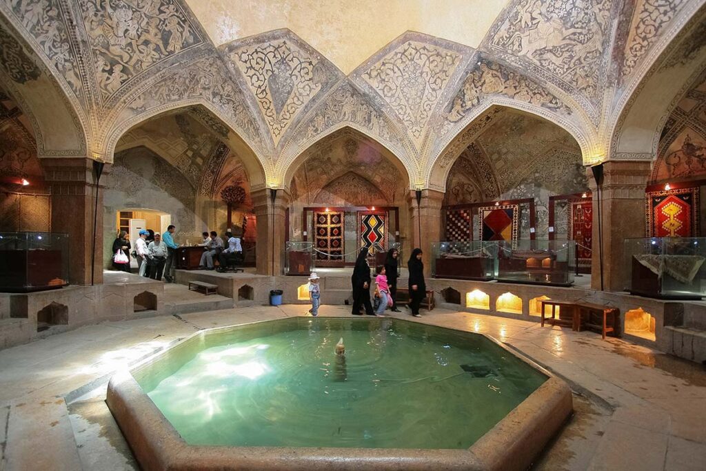 A lawyer's bath; A differe experience of lifestyle in the historical attractions of Shiraz