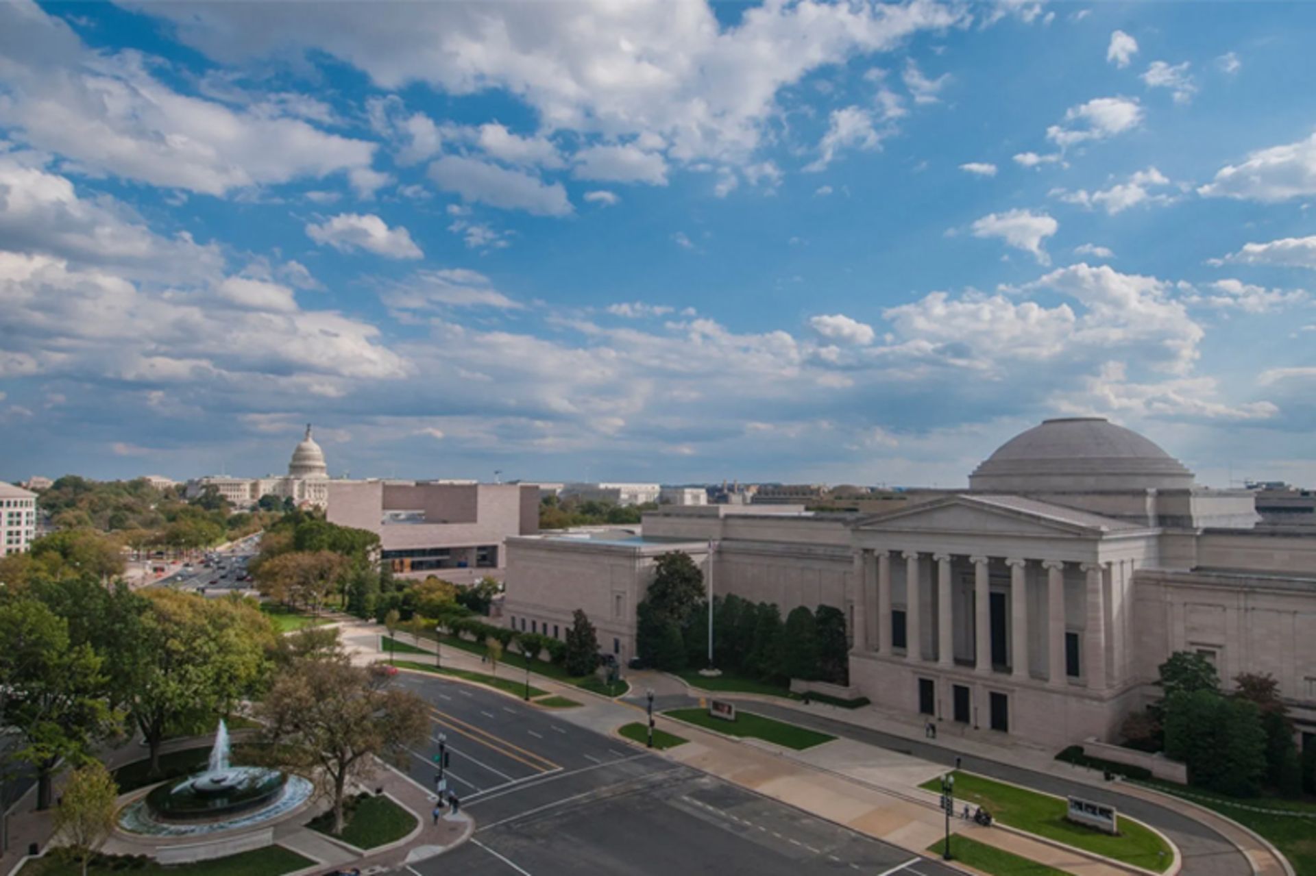 Exterior of the National Art Gallery of America