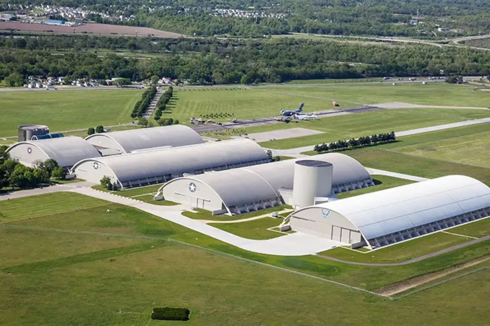 Exterior of the National Air Force Museum buildings