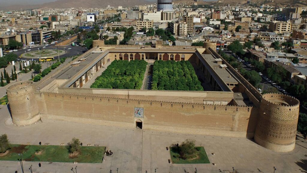 Karim Khan's citadel during the Qajar era