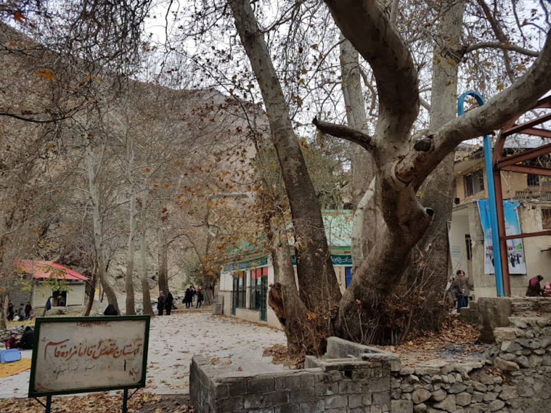 The holy shrine of Imamzadeh Qasim in the village of Sangan