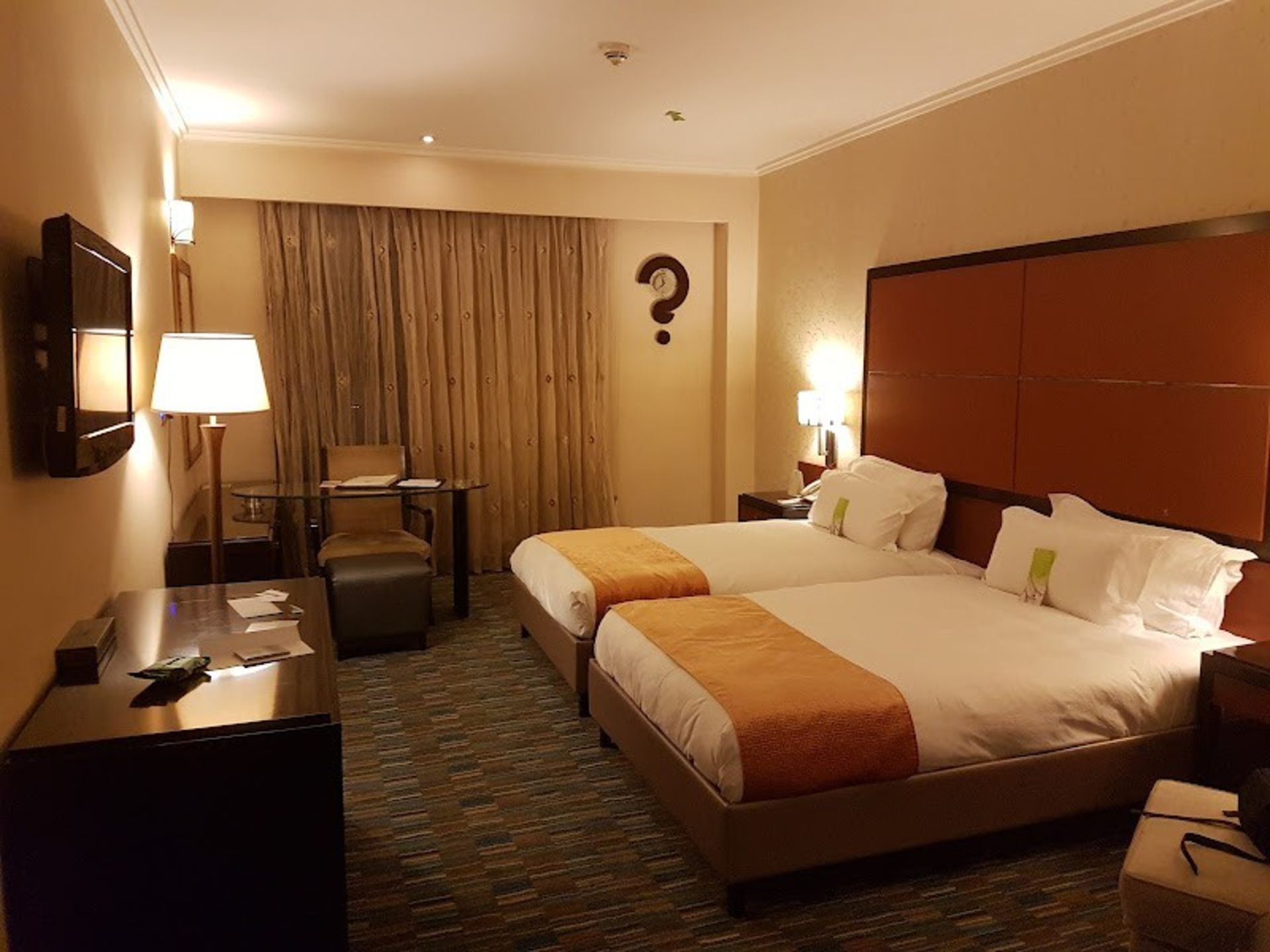 Twin Room Facilities Spinas Iernational Hotel