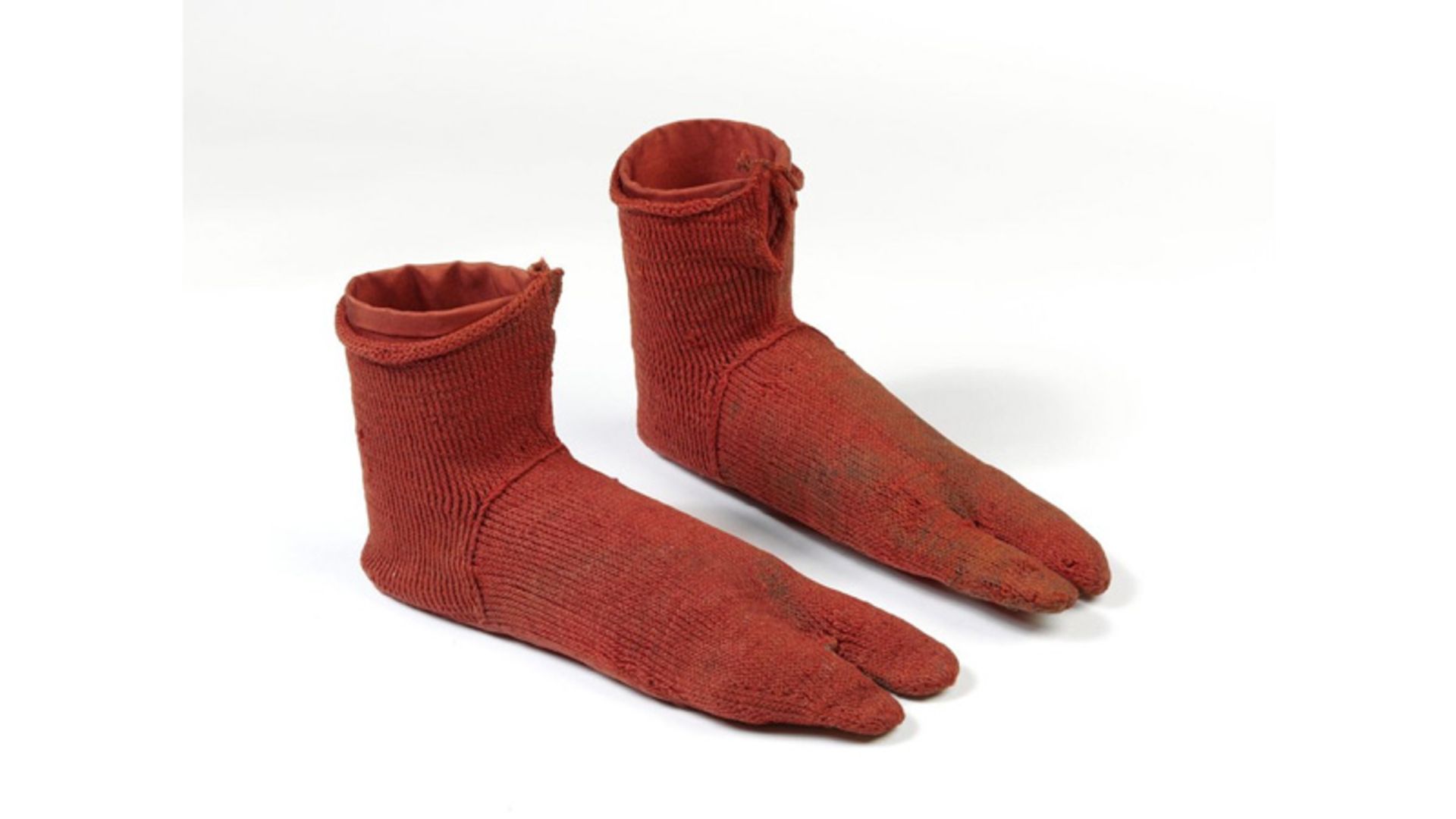 Red wool socks from ancie Egypt