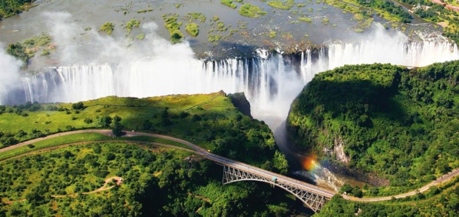 Victoria Zemibawa Waterfall in the lush mouain