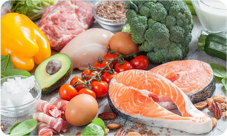 An image of a table on which the fish and foods are useful to the prostate.