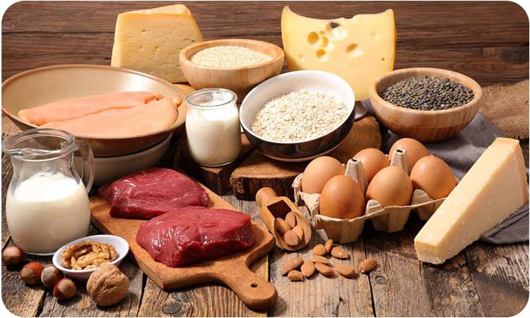 An image of caffeine, meat and dairy that are harmful to the prostate.