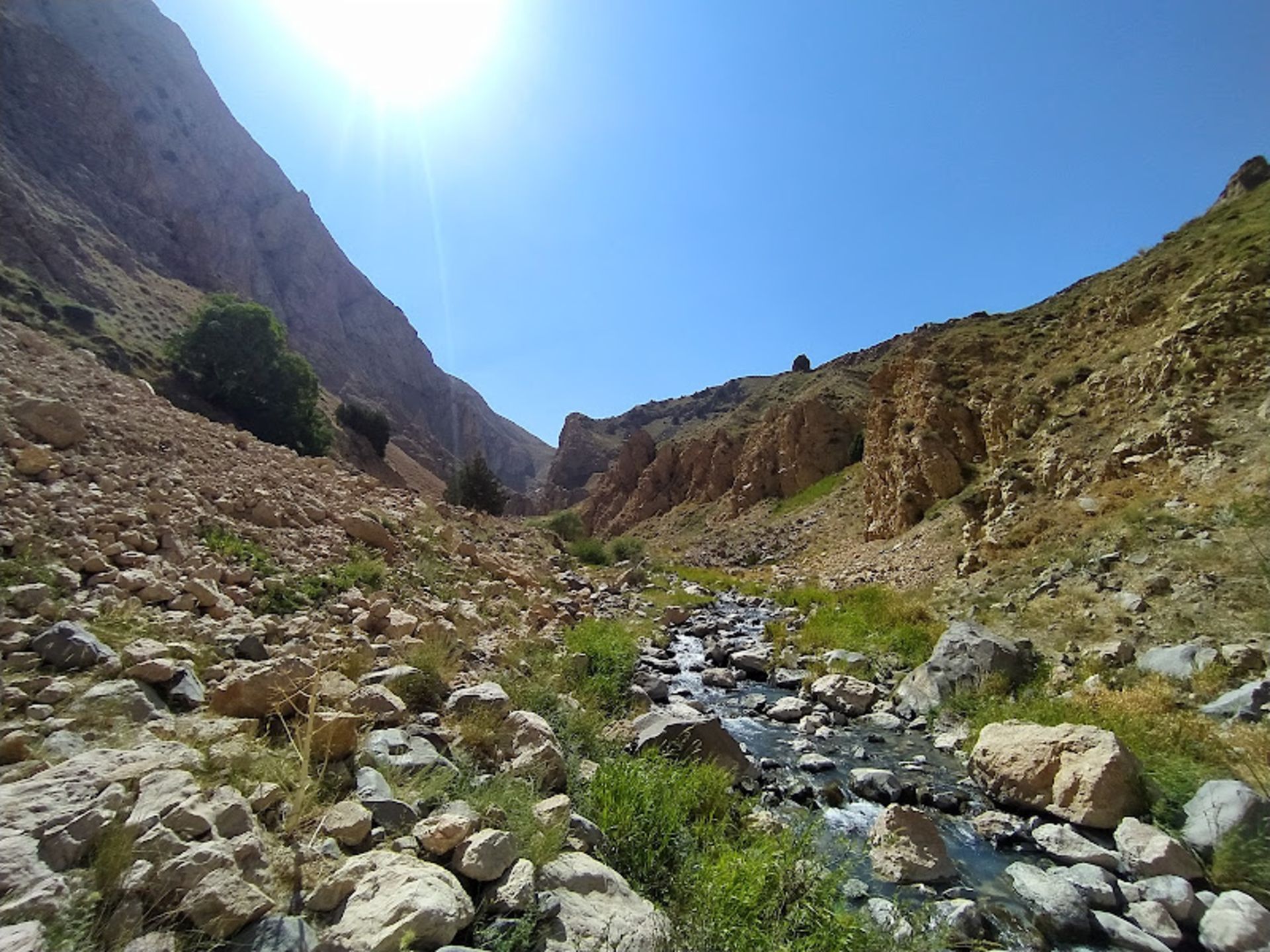The rocky path of the valley of time 