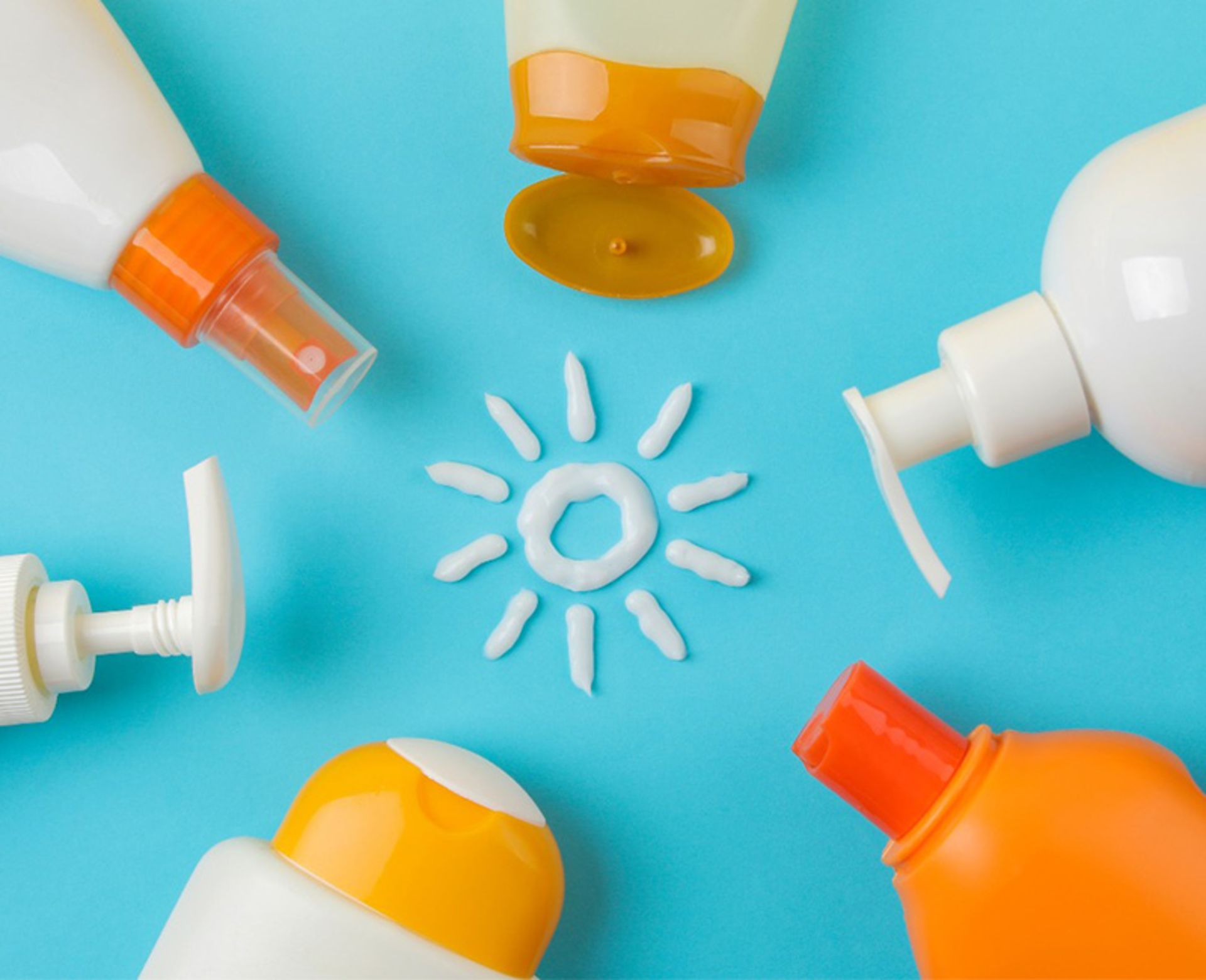 Types of sunscreen bottles