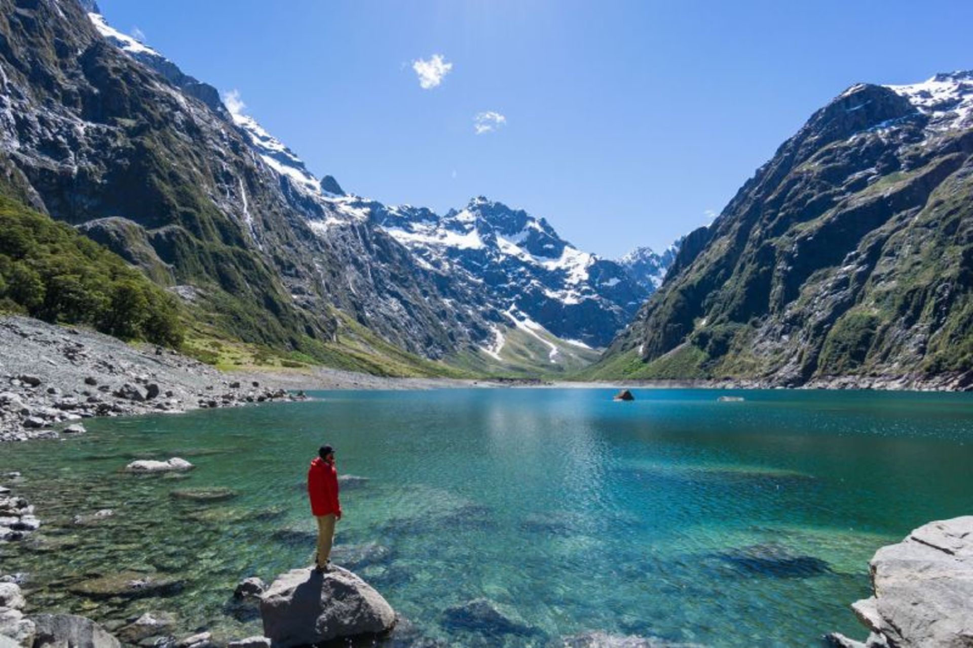 Mouain Lake in New Zealand