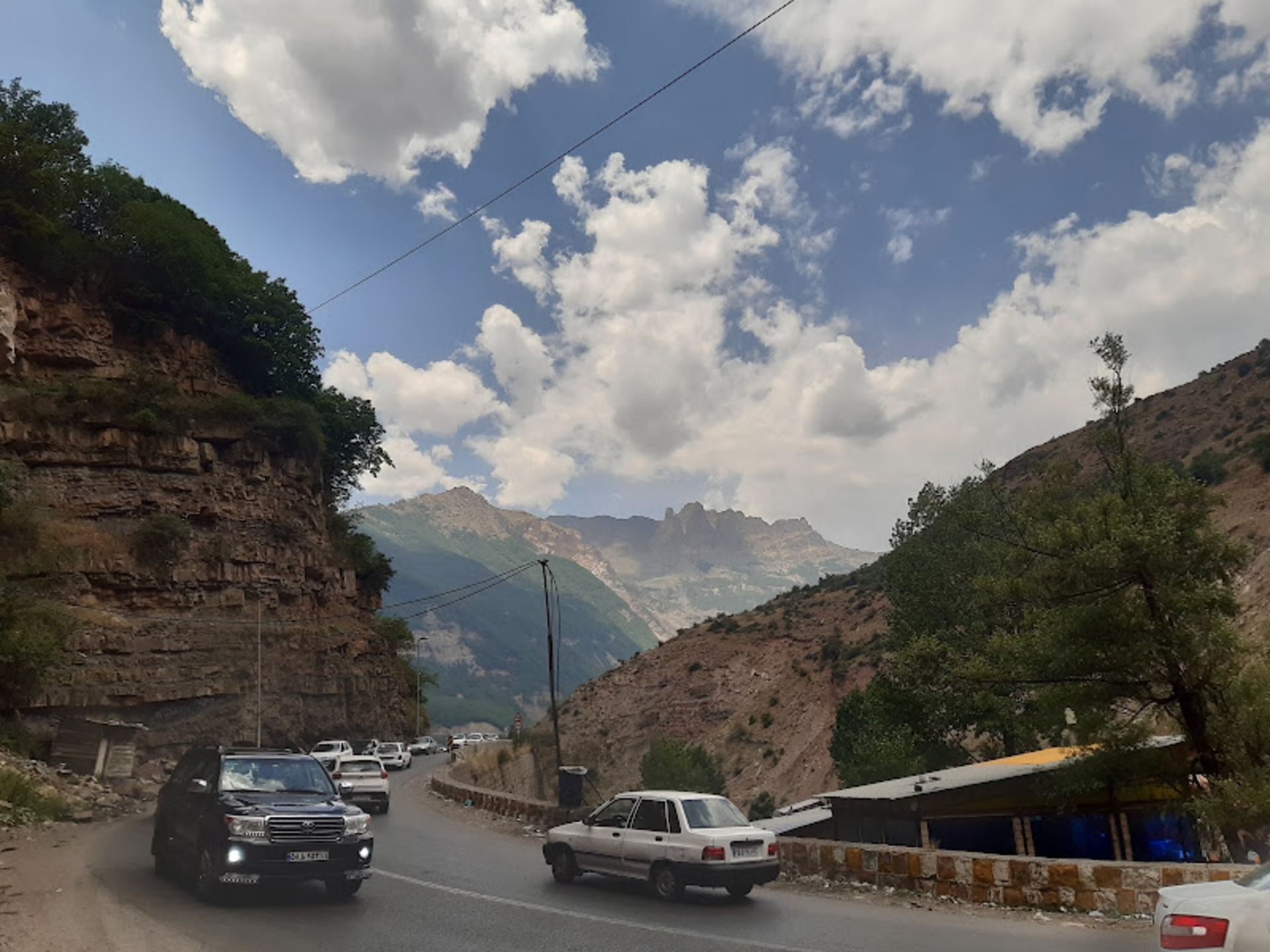 Rasht access route from Chalus Road
