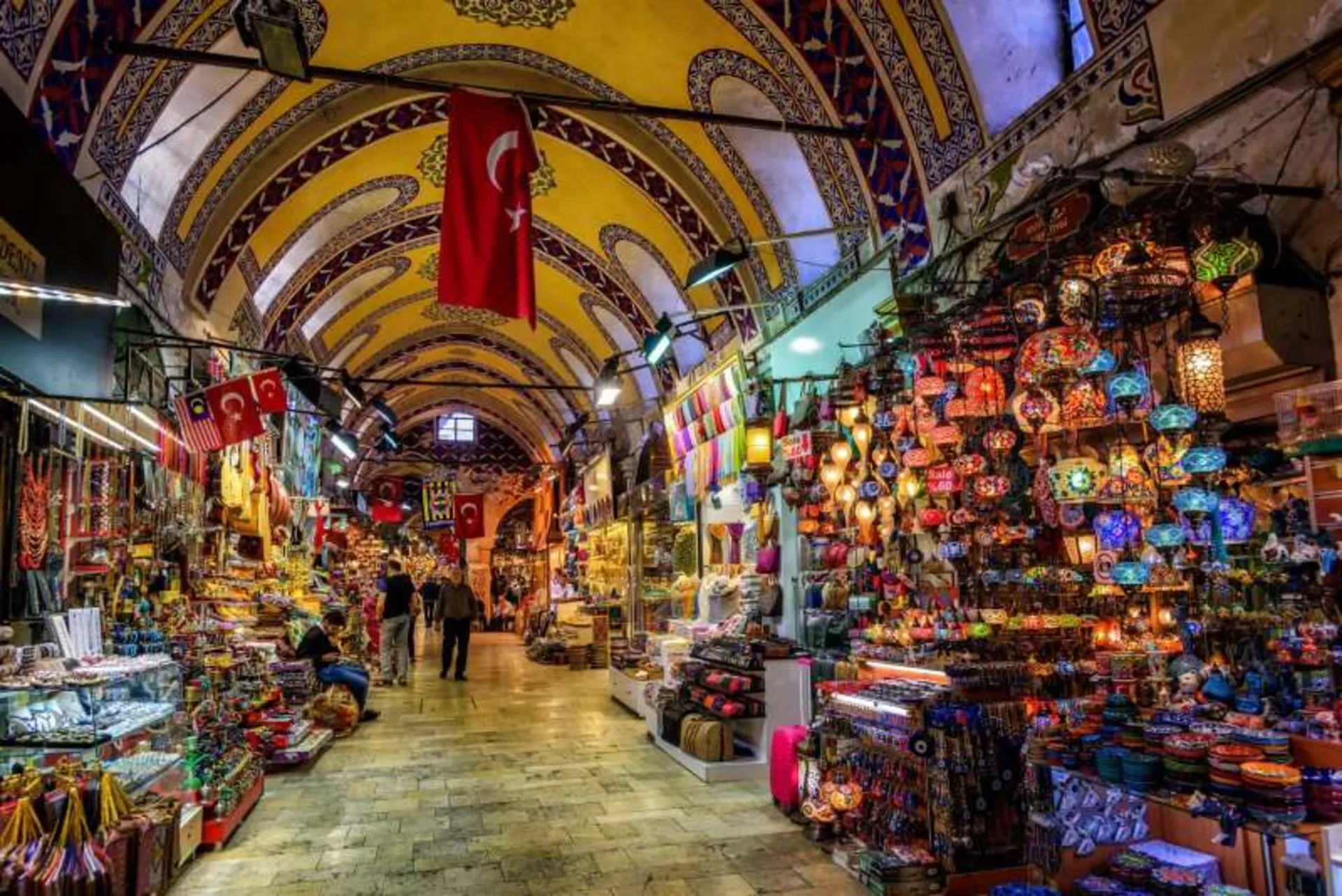 Istanbul's big market shops 