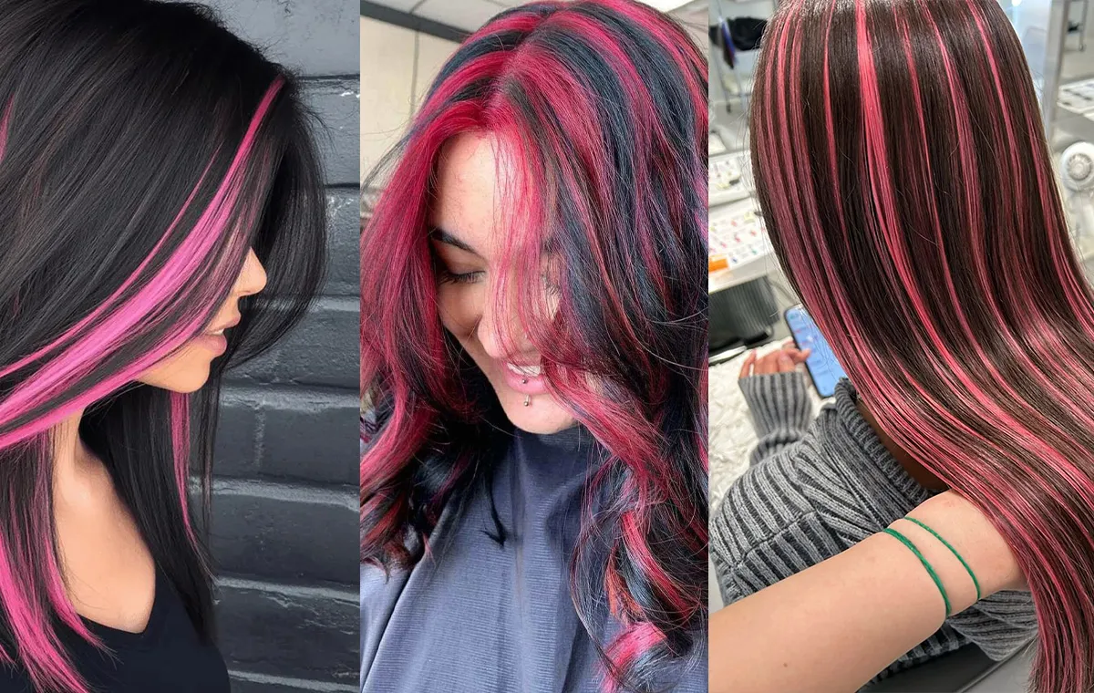 Chunky Highlighs is one of the best faasy hair color highlight models