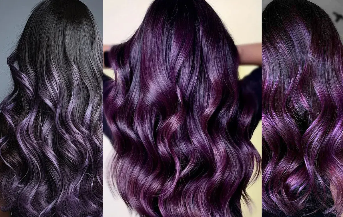 Purple Faasy Declaration (Dark Black/Dark Brown)