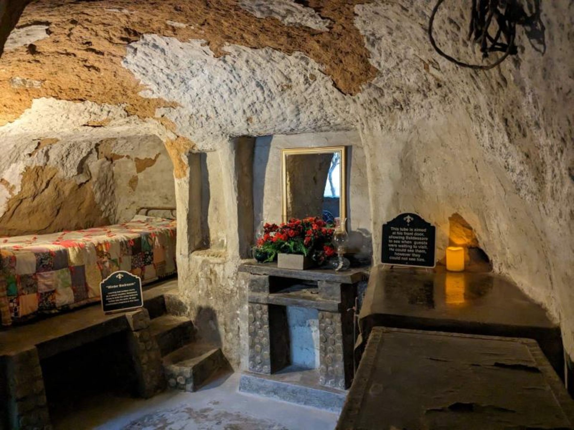 The ierior of the underground gardens 