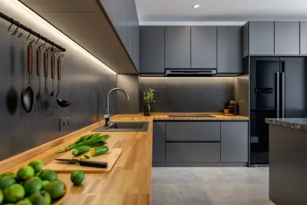 Gray cabinet