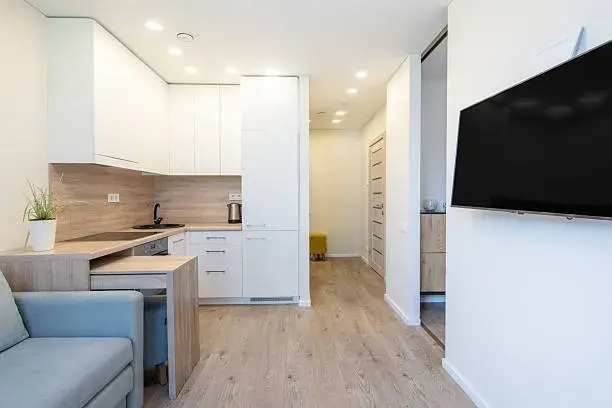 White wood cabinet