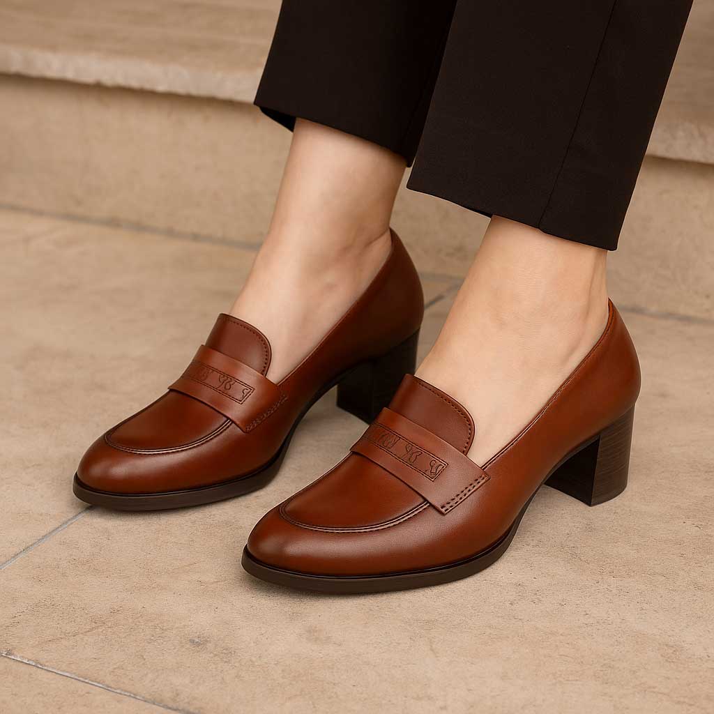 Karal brand Iranian leather shoes are very popular