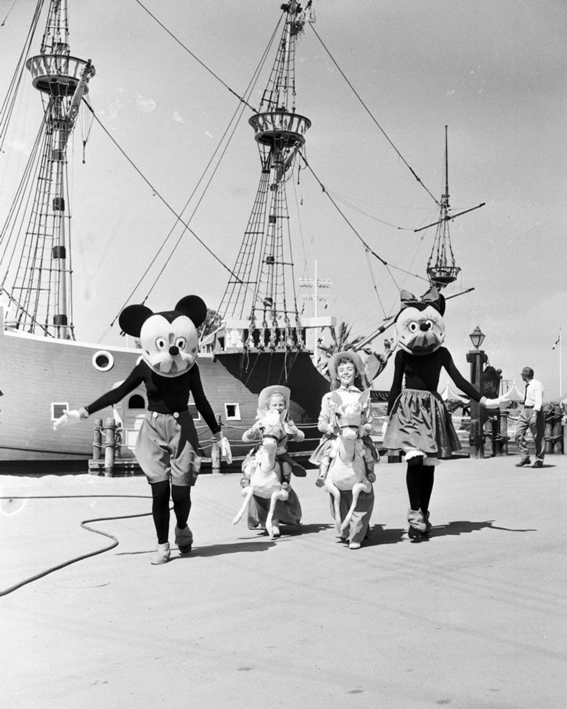 Disney Land Black Photo