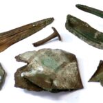 Discovery of the bronze armor